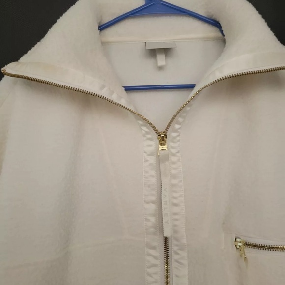 Varley Donley Fleece Jacket Egret Medium Comes Appleton Sherpa - Picture 4 of 6